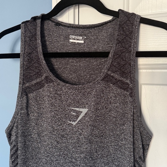 Gymshark Devant Seamless Tank Charcoal Gray M - Picture 2 of 7